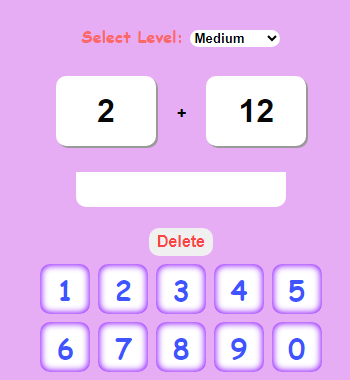 Addition Quiz