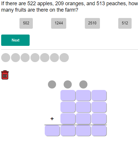 Addition Quiz 3